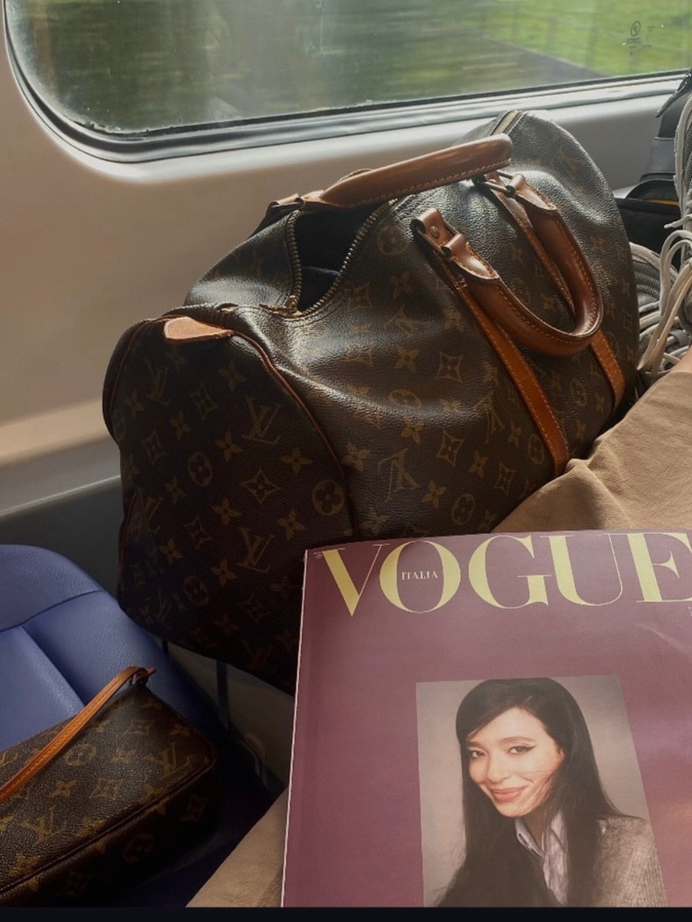 Authentic Louis Vuitton Keepall 45 travel bag